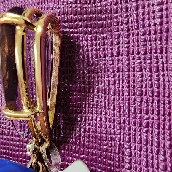 Elegant Purple Teardrop Pendant - Picture 9 of 12